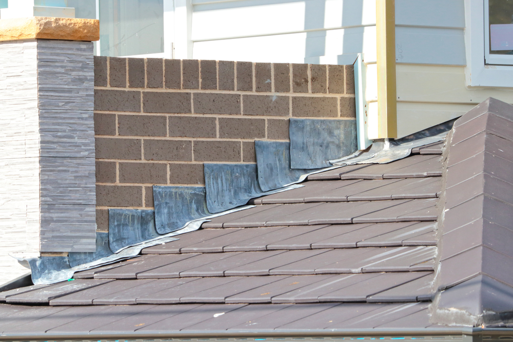 pieces of roof flashing