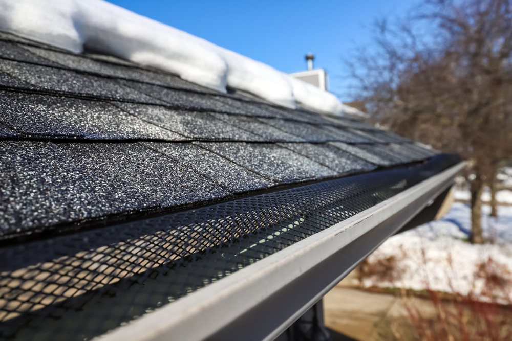 snow on roof