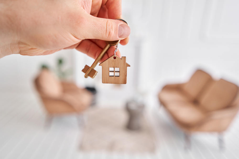 keys being given to a new homeowner