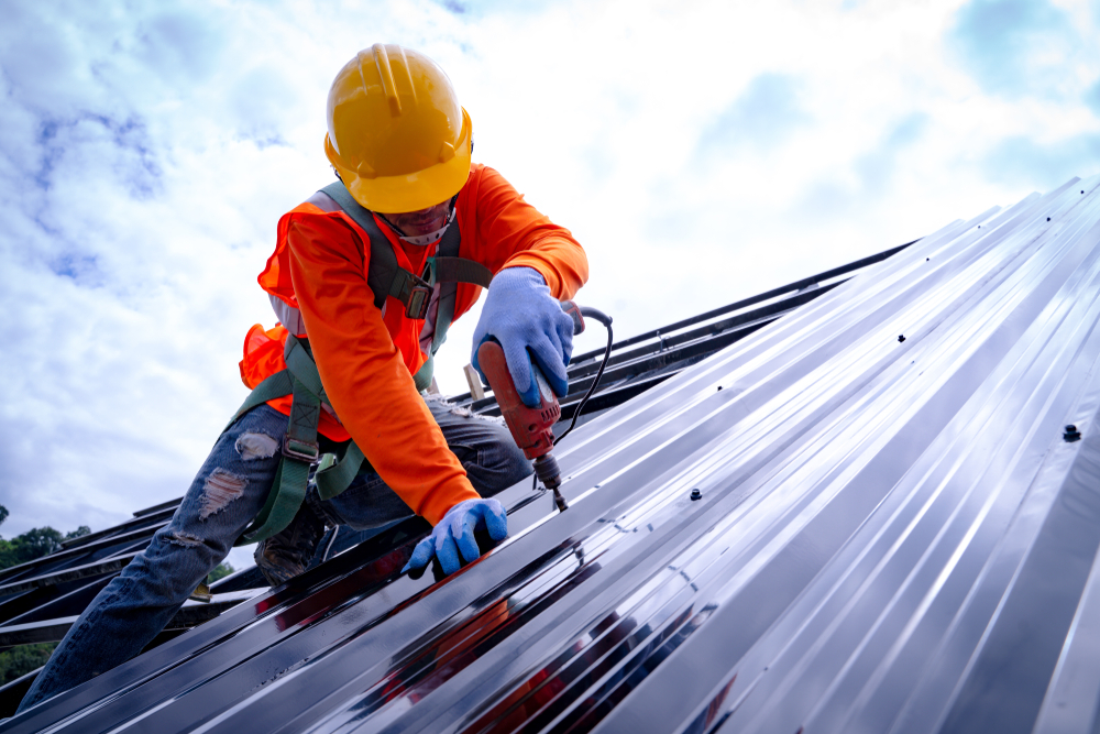 metal roof for steep slope commercial roof installation with austermiller in tennessee